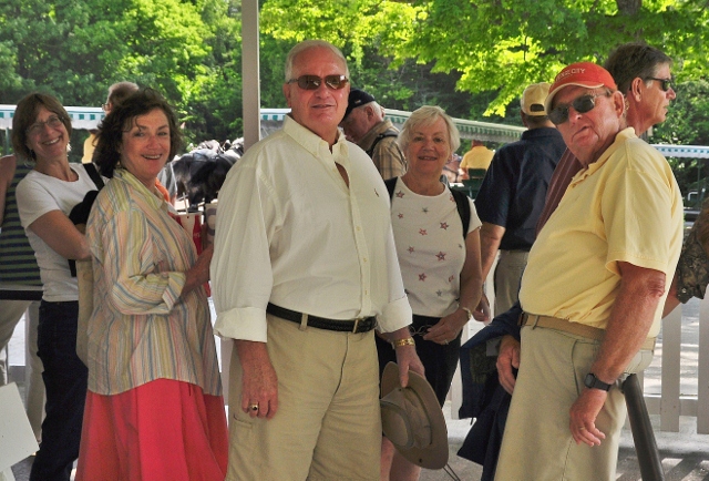 waiting for the horse and buggy